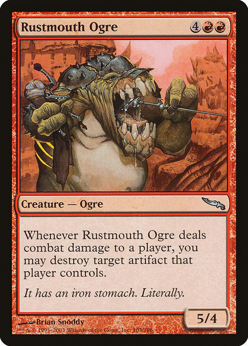 Rustmouth Ogre [Mirrodin] | Gam3 Escape