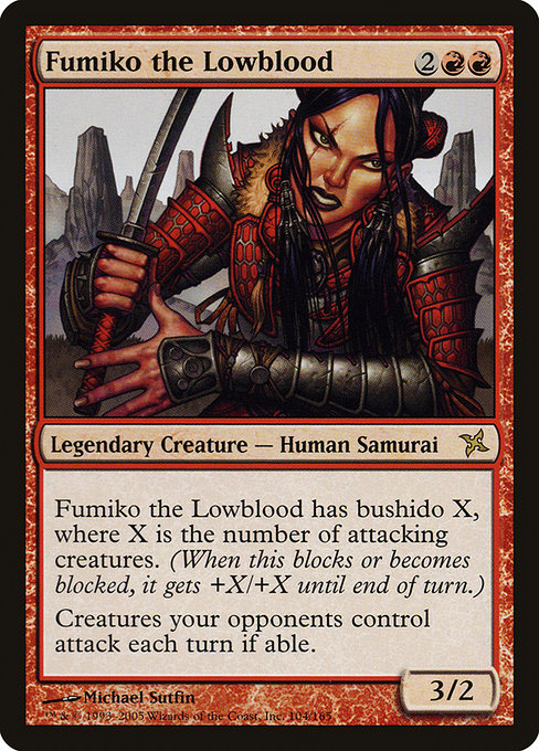 Fumiko the Lowblood [Betrayers of Kamigawa] | Gam3 Escape