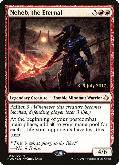 Neheb, the Eternal [Hour of Devastation Promos] | Gam3 Escape