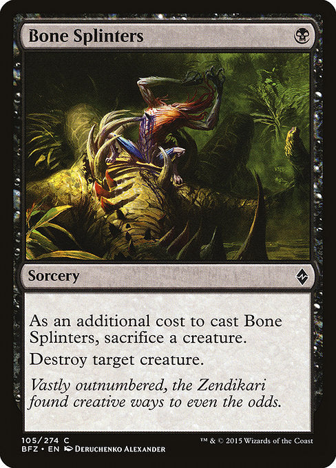 Bone Splinters [Battle for Zendikar] | Gam3 Escape