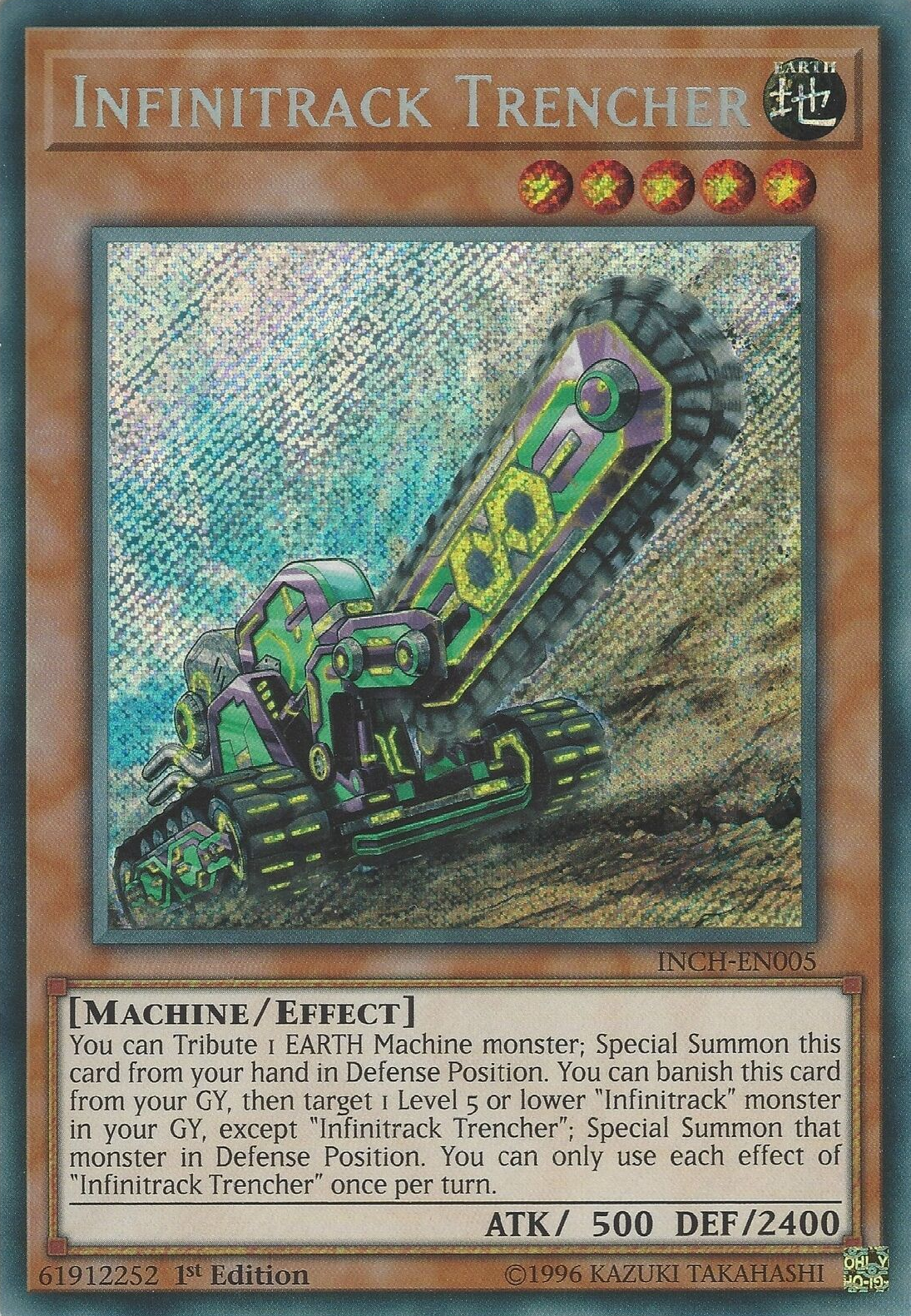 Infinitrack Trencher [INCH-EN005] Secret Rare | Gam3 Escape