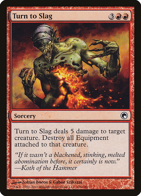 Turn to Slag [Scars of Mirrodin] | Gam3 Escape