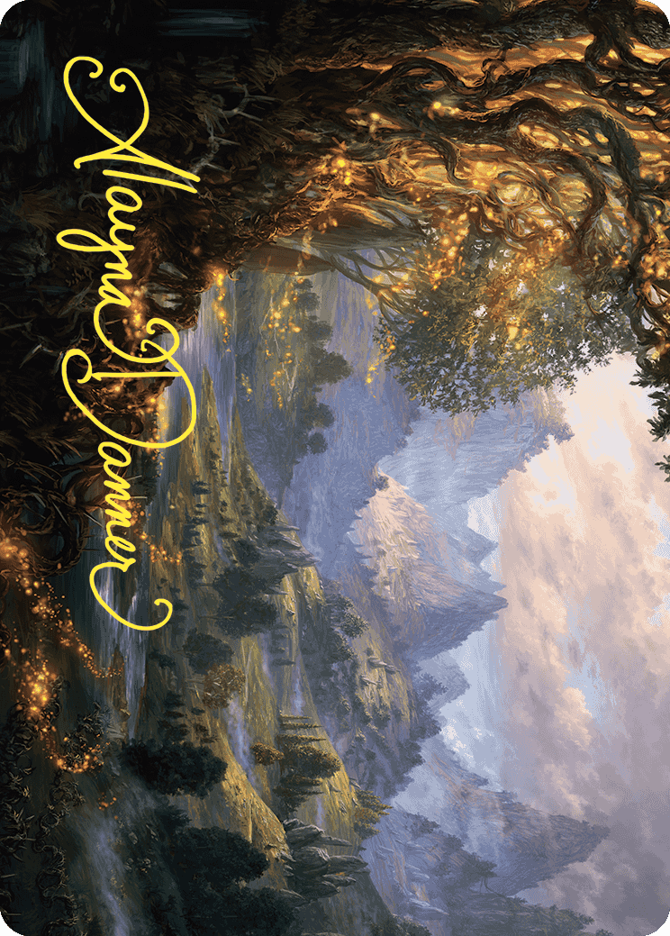 Evolving Wilds Art Card (Gold-Stamped Signature) [Wilds of Eldraine Art Series] | Gam3 Escape