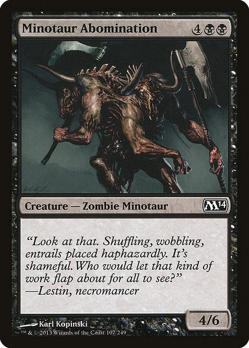 Minotaur Abomination [Magic 2014] | Gam3 Escape