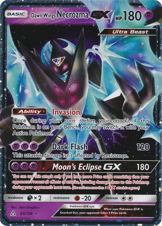 Dawn Wings Necrozma GX (63/156) (Jumbo Card) [Sun & Moon: Ultra Prism] | Gam3 Escape
