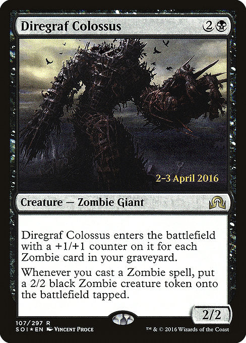 Diregraf Colossus [Shadows over Innistrad Promos] | Gam3 Escape