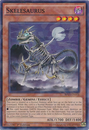 Skelesaurus (Shatterfoil) [BP03-EN108] Rare | Gam3 Escape