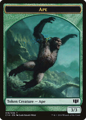 Ape // Zombie (011/036) Double-sided Token [Commander 2014 Tokens] | Gam3 Escape
