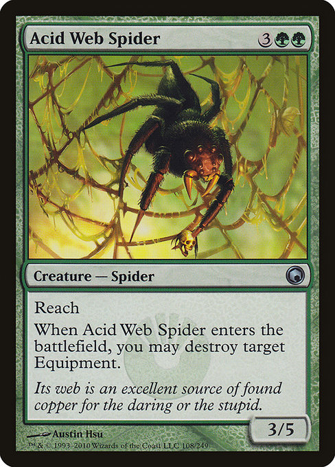 Acid Web Spider [Scars of Mirrodin] | Gam3 Escape