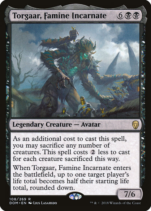 Torgaar, Famine Incarnate [Dominaria] | Gam3 Escape