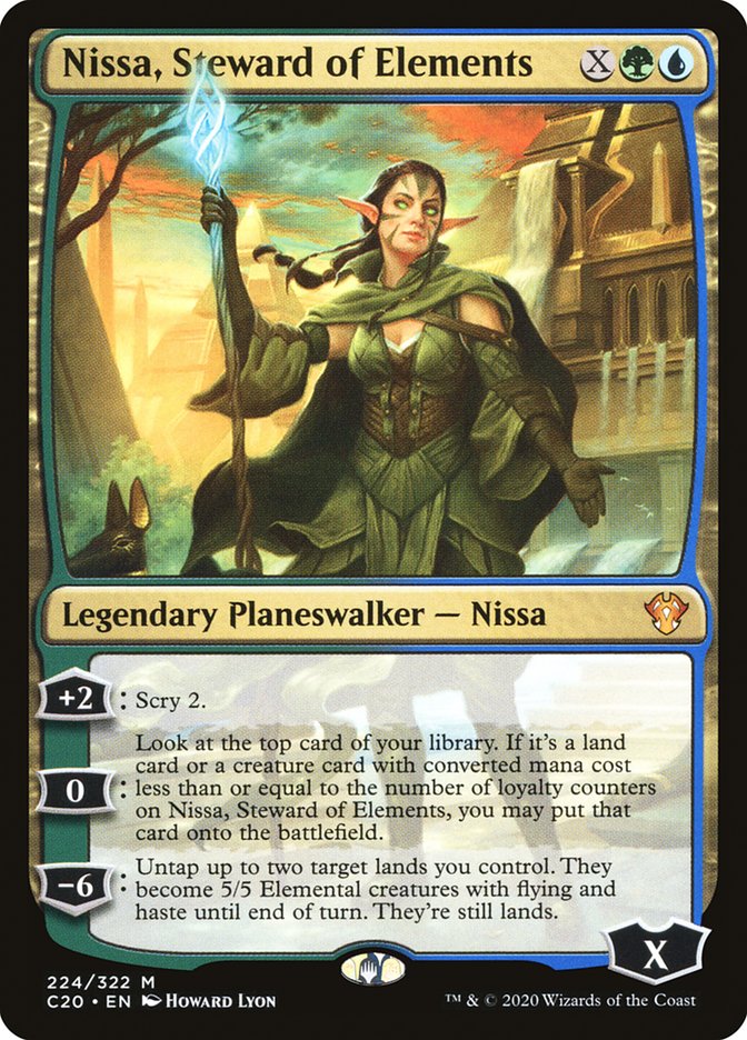 Nissa, Steward of Elements [Commander 2020] | Gam3 Escape