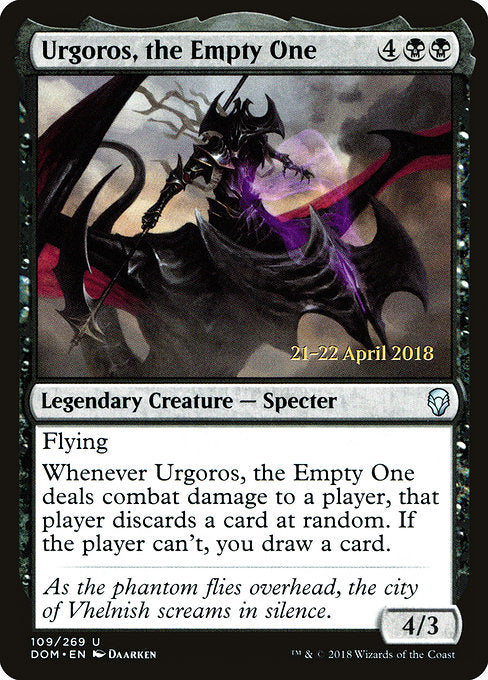 Urgoros, the Empty One [Dominaria Promos] | Gam3 Escape