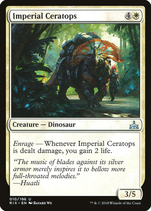 Imperial Ceratops [Rivals of Ixalan] | Gam3 Escape