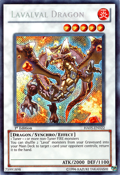 Lavalval Dragon [HA05-EN022] Secret Rare | Gam3 Escape