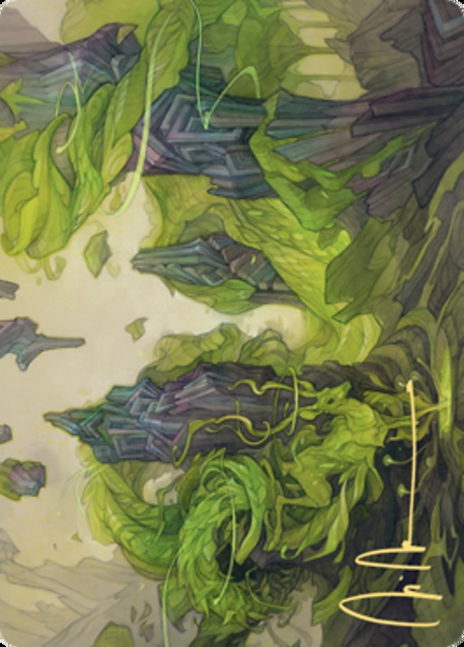 Reclaim the Wastes Art Card (Gold-Stamped Signature) [Zendikar Rising Art Series] | Gam3 Escape