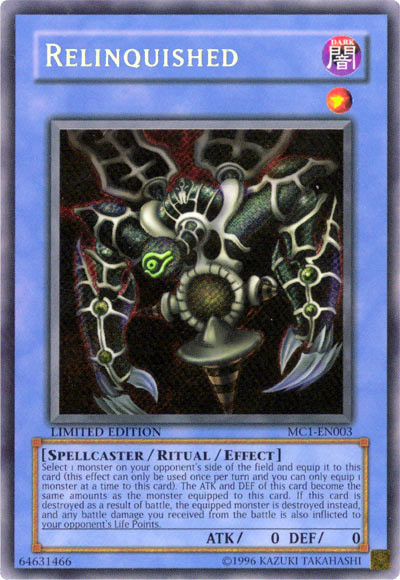 Relinquished [MC1-EN003] Secret Rare | Gam3 Escape