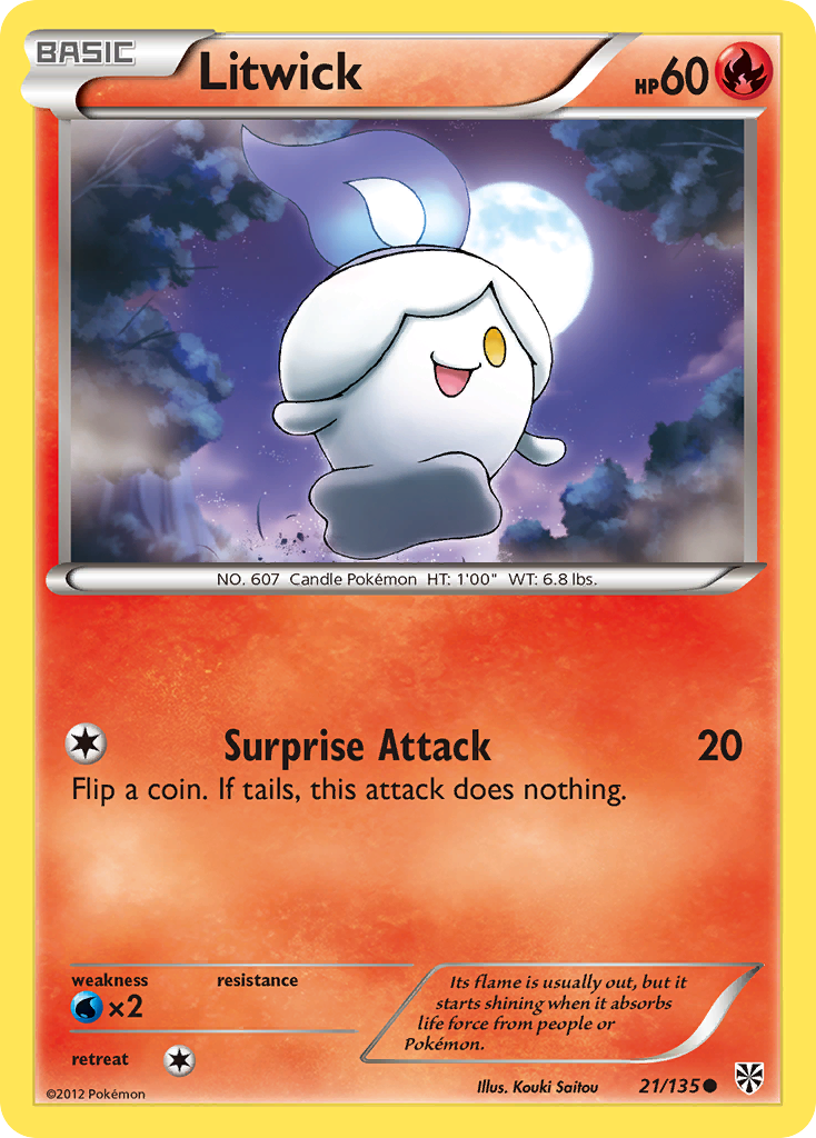 Litwick (21/135) [Black & White: Plasma Storm] | Gam3 Escape