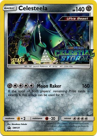 Celesteela (SM131) (Staff Prerelease Promo) [Sun & Moon: Black Star Promos] | Gam3 Escape