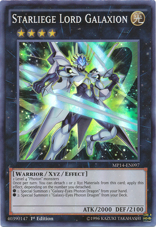 Starliege Lord Galaxion [MP14-EN097] Super Rare | Gam3 Escape