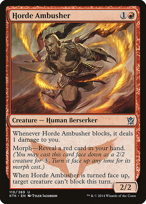 Horde Ambusher [Khans of Tarkir] | Gam3 Escape