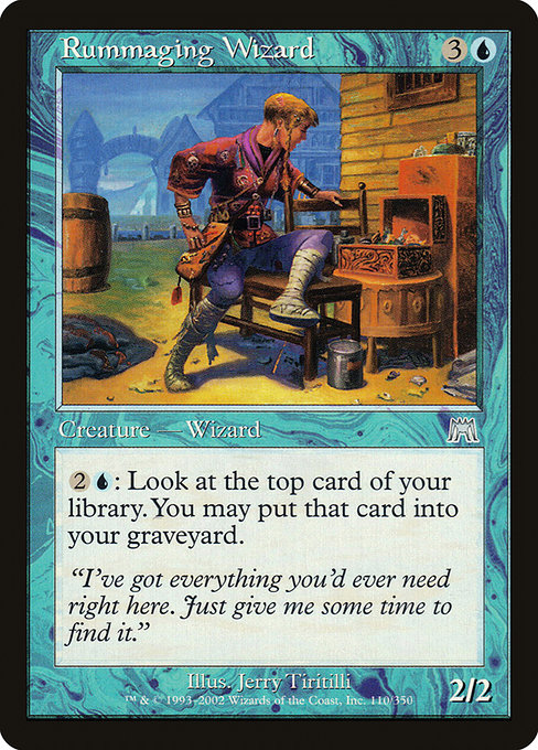Rummaging Wizard [Onslaught] | Gam3 Escape