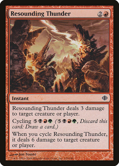 Resounding Thunder [Shards of Alara] | Gam3 Escape