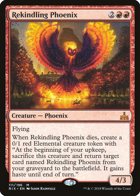 Rekindling Phoenix [Rivals of Ixalan] | Gam3 Escape