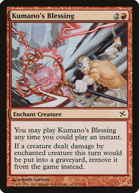 Kumano's Blessing [Betrayers of Kamigawa] | Gam3 Escape