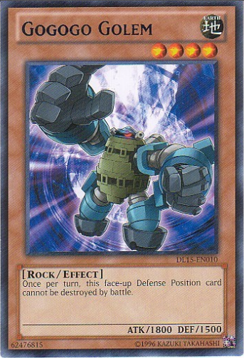 Gogogo Golem (Blue) [DL15-EN010] Rare | Gam3 Escape