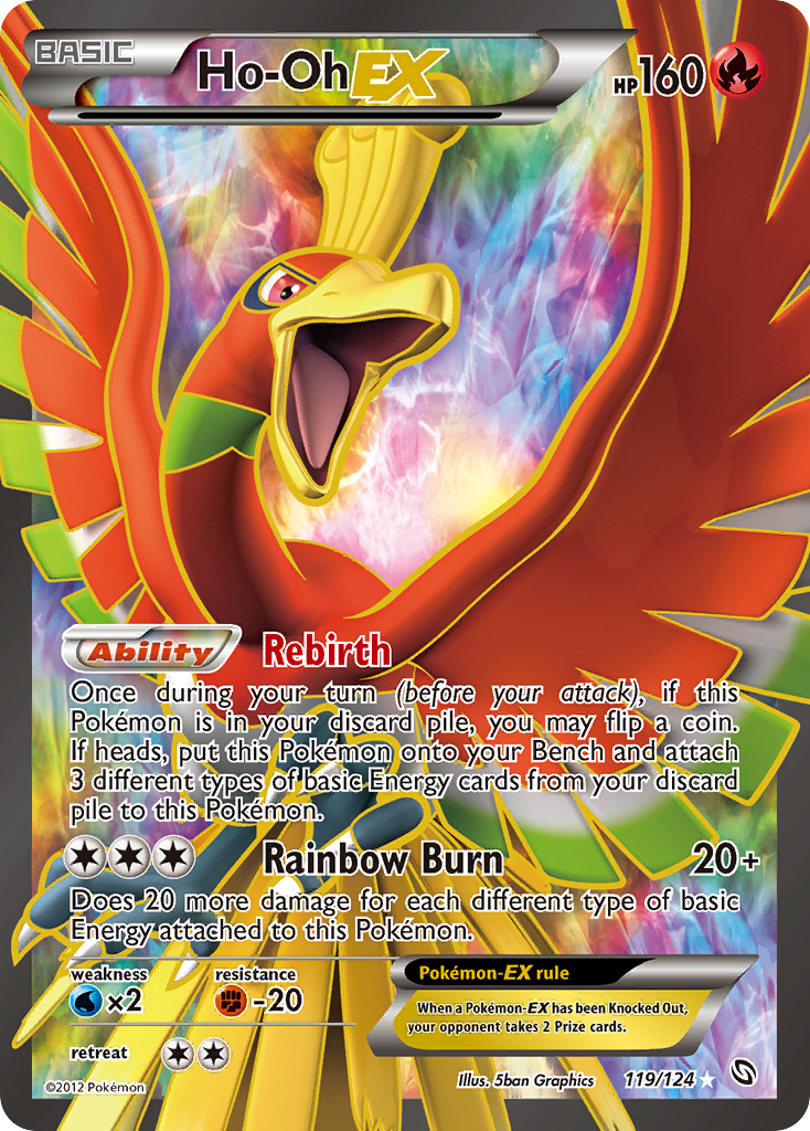 Ho-Oh EX (119/124) [Black & White: Dragons Exalted] | Gam3 Escape