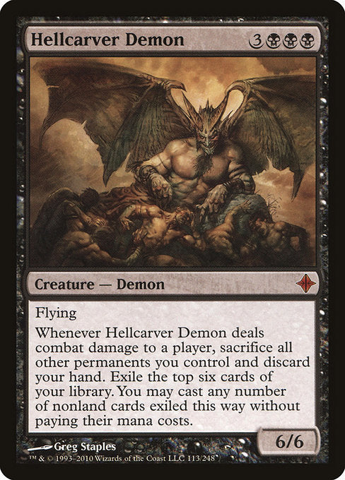 Hellcarver Demon [Rise of the Eldrazi] | Gam3 Escape
