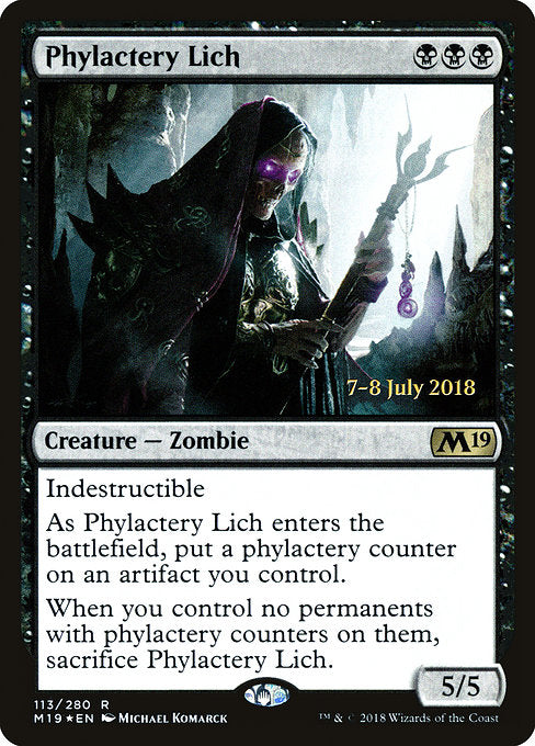 Phylactery Lich [Core Set 2019 Promos] | Gam3 Escape