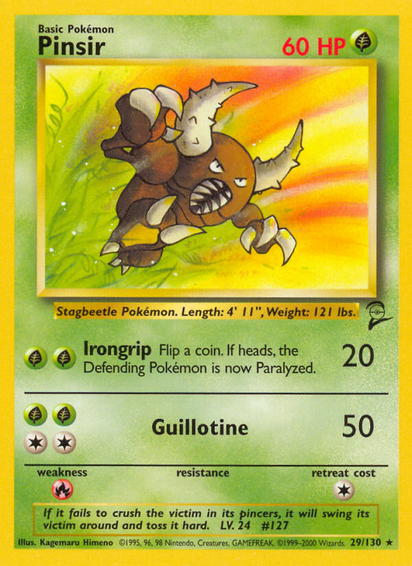 Pinsir (29/130) [Base Set 2] | Gam3 Escape