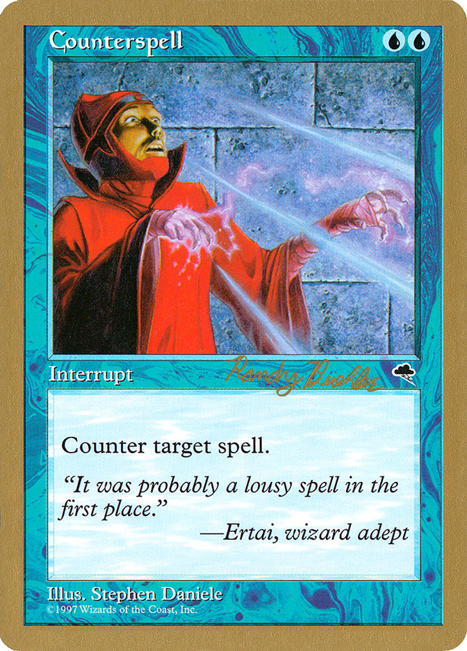 Counterspell (Randy Buehler) [World Championship Decks 1998] | Gam3 Escape