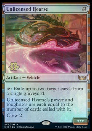 Unlicensed Hearse [Streets of New Capenna Prerelease Promos] | Gam3 Escape