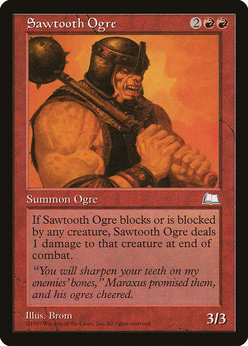 Sawtooth Ogre [Weatherlight] | Gam3 Escape
