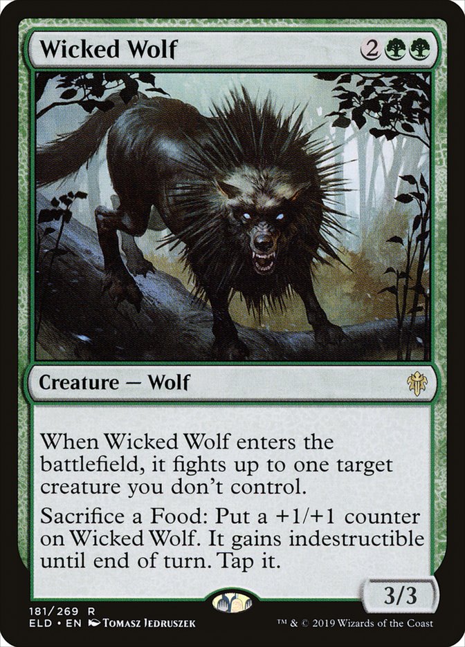 Wicked Wolf [Throne of Eldraine] | Gam3 Escape