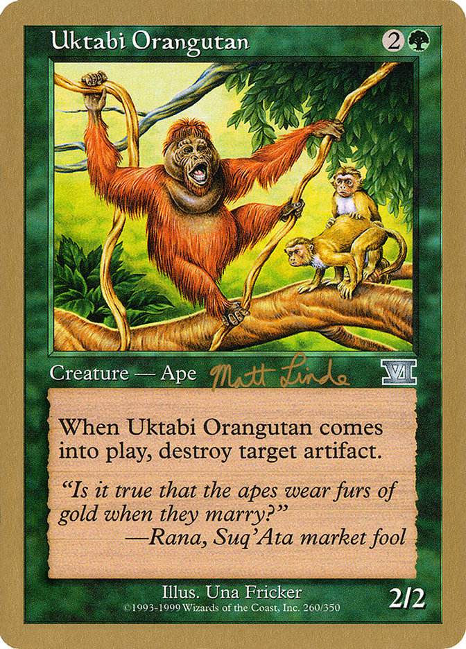 Uktabi Orangutan (Matt Linde) [World Championship Decks 1999] | Gam3 Escape