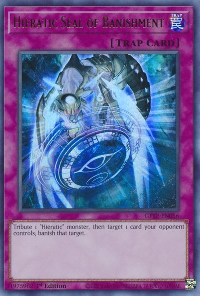 Hieratic Seal of Banishment [GFTP-EN056] Ultra rare | Gam3 Escape