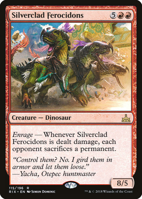 Silverclad Ferocidons [Rivals of Ixalan] | Gam3 Escape