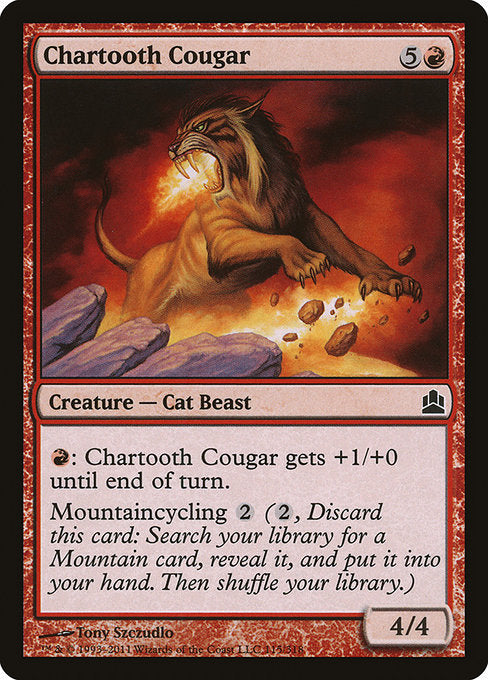 Chartooth Cougar [Commander 2011] | Gam3 Escape