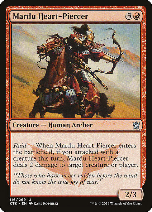 Mardu Heart-Piercer [Khans of Tarkir] | Gam3 Escape