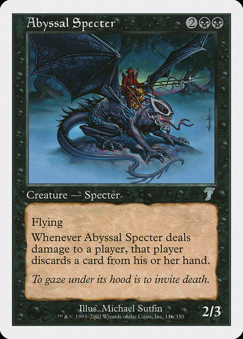 Abyssal Specter [Seventh Edition] | Gam3 Escape