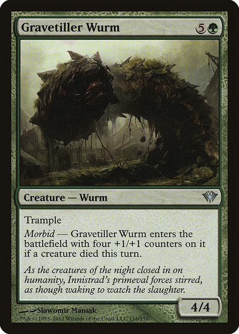 Gravetiller Wurm [Dark Ascension] | Gam3 Escape