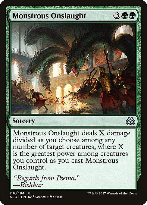 Monstrous Onslaught [Aether Revolt] | Gam3 Escape