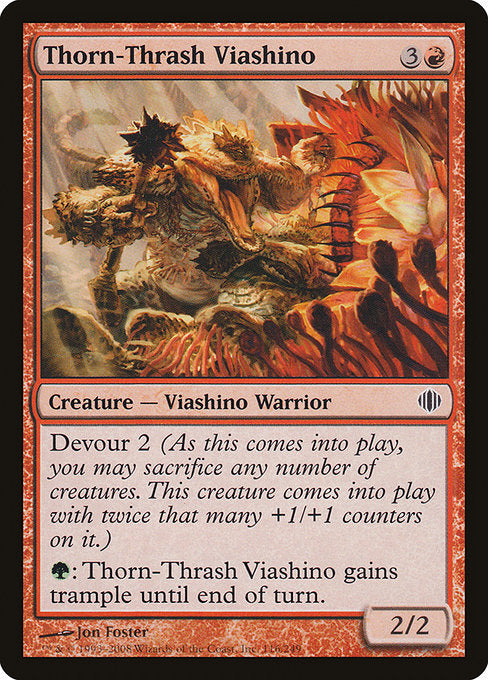 Thorn-Thrash Viashino [Shards of Alara] | Gam3 Escape