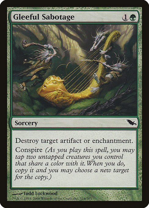 Gleeful Sabotage [Shadowmoor] | Gam3 Escape