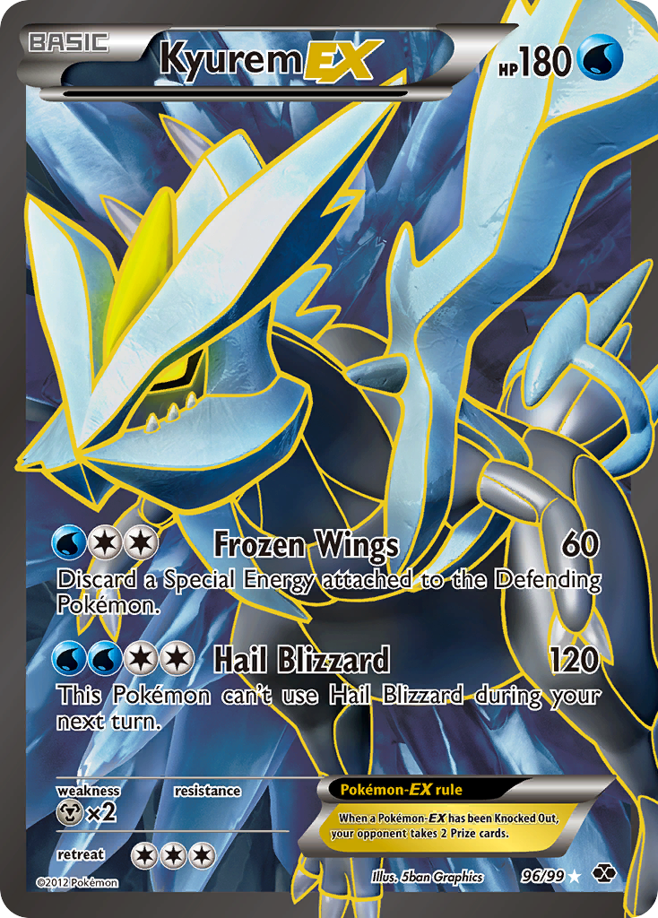 Kyurem EX (96/99) [Black & White: Next Destinies] | Gam3 Escape