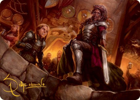 Veteran Dungeoneer Art Card (Gold-Stamped Signature) [Dungeons & Dragons: Adventures in the Forgotten Realms Art Series] | Gam3 Escape