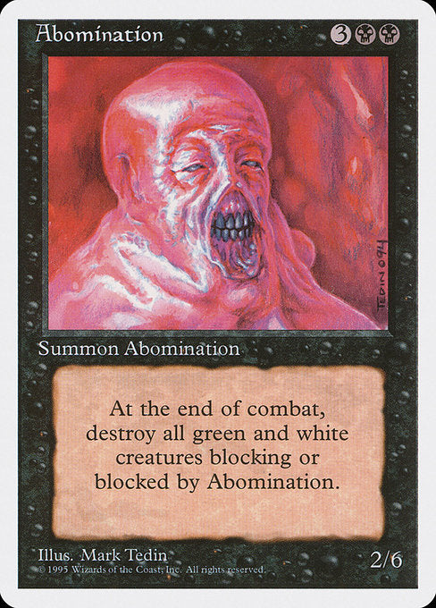 Abomination [Fourth Edition] | Gam3 Escape
